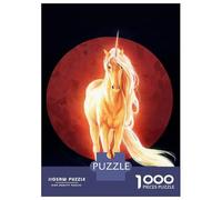 Puzzle Per Ragazzi Da 1000 Pezzi The Last Unicorn Puzzle Gioco Pratico Per Divertimento in Famiglia Regali Unici Per Compleanno E Natale 38x26cm/1000pcs