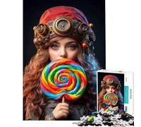 Puzzle per ragazzi da 1000 pezzi "The Lollipop Muse" Puzzle per adulti Gioco rompicapo Migliora la memoria Riduce lo stress Regalo (Dimensioni 38x26cm)