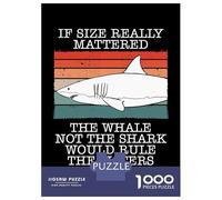 Puzzle Per Ragazzi Da 1000 Pezzi The Whale Not The Shark Puzzle Antistress Giocattoli Difficili Regali Di Compleanno E Unici 52x38cm/1000pcs
