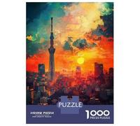 Puzzle Per Ragazzi Da 1000 Pezzi Tokyo Art Puzzle Fai Da Te Giocattoli Antistress Interazione Genitore-figlio 70x50cm/1000pcs