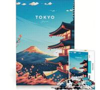 Puzzle per ragazzi da 1000 pezzi, Tokyo, Giappone, gioco pratico, rilassante e stimolante per l'intelletto, regalo di compleanno, regalo 38x52cm