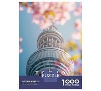Puzzle Per Ragazzi Da 1000 Pezzi Tokyo Spring And Sakura Puzzle Per Adulti Gioco Pratico Per Divertimento in Famiglia Attività Divertenti A Casa, 52x38cm/1000pcs