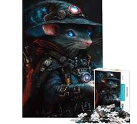 Puzzle per ragazzi da 1000 pezzi Topo Mago Steampunk gioco rilassante giocattolo avvincente per coltivare la pazienza regalo di compleanno per divertimento in famiglia (dimensioni 38x26cm)