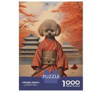 Puzzle Per Ragazzi Da 1000 Pezzi Toy Poodle The Samurai Puzzle Per Adulti Gioco Pratico Decorazione Murale Regali Unici Per Compleanno E Natale 70x50cm/1000pcs