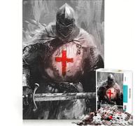 Puzzle per ragazzi da 1000 pezzi Trionfo dei Templari Antistress Rilassante per la mente compleanni e occasioni speciali 50x75cm