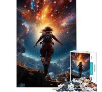 Puzzle per ragazzi da 1000 pezzi tuffo nello spazio gioco pratico e stimolante idee regalo taglio di precisione (dimensioni 50x75cm)