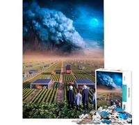 Puzzle per ragazzi da 1000 pezzi "Un mondo in declino" sfida per l'intelligenza giocattolo avvincente gioco per famiglie antistress regalo divertente (dimensioni 38x26cm)