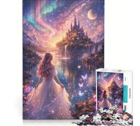 Puzzle per ragazzi da 1000 pezzi "Un regno magico", gioco educativo, migliora la memoria, gioco stimolante, idea regalo 38x52cm