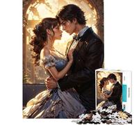 Puzzle per ragazzi da 1000 pezzi una bellissima e dolce coppia giocattolo educativo per l'apprendimento gioco per famiglie decorazione da parete regalo per donne e uomini (dimensioni 38x26cm)