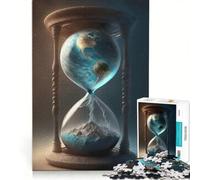Puzzle per ragazzi da 1000 pezzi "Universo del Tempo" gioco educativo decorazione perfetta collezione d'artista opera d'arte 50x75cm