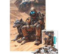 Puzzle per ragazzi da 1000 pezzi vagabondo post-apocalittico ideale per compleanni e Natale per rafforzare i ricordi Giocattolo decorativo da parete adatto a persone dai 14 anni in su (38x52cm)