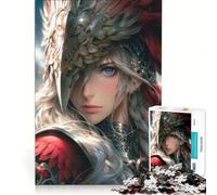 Puzzle per ragazzi da 1000 pezzi Valchiria Angelo della Guerra gioco pratico rilassante e stimolante per la mente regalo di compleanno regalo 38x52cm
