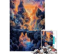 Puzzle per ragazzi da 1000 pezzi "Verso l'altro mondo" Puzzle per adulti Gioco pratico di analisi e logica Regalo di compleanno e unico (Dimensioni 38x52cm)