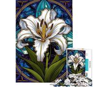 Puzzle per ragazzi da 1000 pezzi vetrata artistica limoni sinfonia puzzle per adulti gioco pratico per divertimento in famiglia difficile e stimolante (dimensioni 50x75cm)