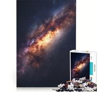 Puzzle per ragazzi da 1000 pezzi: Via Lattea gioco interattivo attività divertenti da fare a casa con poster e foglio di curiosità abbinati 38x52cm