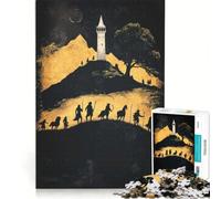Puzzle per ragazzi da 1000 pezzi: Viaggio fantastico alla torre, gioco impossibile, regalo di compleanno, compleanno e altre occasioni 38x52cm