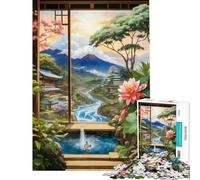 Puzzle per ragazzi da 1000 pezzi villaggio incantevole ideale per compleanni e Natale Gioco impegnativo e stimolante adatto a ragazzi dai 14 anni in su (38x26cm)