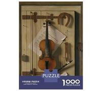 Puzzle Per Ragazzi Da 1000 Pezzi Violin And Musical Instruments Puzzle Giochi Rilassanti Difficili Divertenti Attività A Casa, 70x50cm/1000pcs
