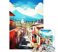 Puzzle per ragazzi da 1000 pezzi Visita Antigua Attività divertenti da fare a casa Migliora la memoria Gioco pratico per ragazzi dai 14 anni in su (50x75cm)