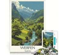 Puzzle per ragazzi da 1000 pezzi, Werfen Austria, gioco pratico, rilassante e stimolante per la mente, regalo di compleanno, regalo 50x75cm