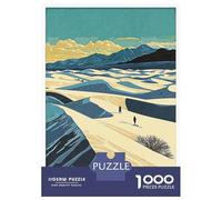 `Puzzle Per Ragazzi Da 1000 Pezzi White Sands National Park Puzzle Per Adulti Giochi Rilassanti Analisi E Logica Giochi Stimolanti Regali 52x38cm/1000pcs