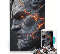 Puzzle per ragazzi da 1000 pezzi Zeus dio greco Gioco divertente allena la mente e la manualità Adatto come decorazione da scrivania 38x26cm