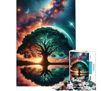 Puzzle per ragazzi da 1000 pezziAlbero Gigante dello Spazio sfida impegnativa da completare gioco educativo per tutta la famiglia adatto a ragazzi dai 14 anni in su (50x75cm)