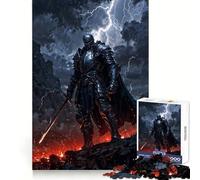 Puzzle per ragazzi Il cavaliere temprato dalla tempesta da 1000 pezzi, stimola la memoria, rilassa, con bordi precisi, 38x26cm