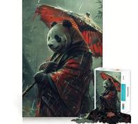 Puzzle per ragazzi Il misterioso panda da 1000 pezzi stimola la memoria, rilassa e migliora il tempo Bordo preciso 38x52cm