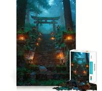 Puzzle per ragazzi "Il Santuario Dimenticato", 1000 pezzi, attività per la memoria, montaggio a casa, regalo perfetto 50x75cm