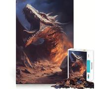 Puzzle per ragazzi "L'ultimo drago", 1000 pezzi, attività per migliorare la memoria, montaggio a casa, regalo perfetto 38x26cm