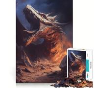 Puzzle per ragazzi "L'ultimo drago", 1000 pezzi, attività per migliorare la memoria, montaggio a casa, regalo perfetto 50x75cm