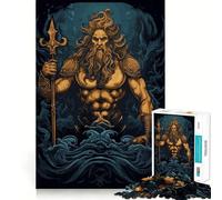 Puzzle per ragazzi Nettuno e Poseidone, 1000 pezzi, gioco di logica e antistress, ideale come regalo di compleanno (50x75cm)