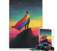 Puzzle per ragazzi "Orgoglio sulla cima della montagna", 1000 pezzi, attività per migliorare la memoria, montaggio a casa, regalo perfetto 50x75cm