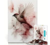 Puzzle per ragazzi "Passero in fiore" da 1000 pezzi, ideale per rafforzare la memoria, semplice e divertente, con bordi di qualità, un regalo memorabile 50x75cm