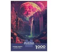 Puzzle Per Ragazzi Puzzle Da 1000 Pezzi Alien Waterfall Fantasy Art Print Per Adulti Gioco Pratico Decorazione Da Parete Regali Di Natale E Compleanno 70x50cm/1000pcs