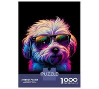 Puzzle Per Ragazzi Puzzle Da 1000 Pezzi Coton De Tulear Giochi Rilassanti Sfida Difficile Attività Divertenti A Casa 38x26cm/1000pcs