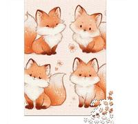 Puzzle Per Ragazzi Puzzle Da 1000 Pezzi Cute Baby Fox Art Prints-1 Giochi Rilassanti Sfida Difficile Attività Divertenti A Casa 70x50cm/1000pcs