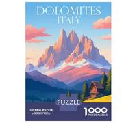 Puzzle Per Ragazzi Puzzle Da 1000 Pezzi Dolomites Italy Giochi Rilassanti Sfida Difficile Attività Divertenti A Casa 70x50cm/1000pcs