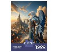 Puzzle Per Ragazzi Puzzle Da 1000 Pezzi Eagle Knight Armor Fantasy Artwork Giochi Rilassanti Sfida Difficile Attività Divertenti A Casa 52x38cm/1000pcs
