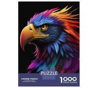 Puzzle Per Ragazzi Puzzle Da 1000 Pezzi Eagle Splash Painting Giochi Rilassanti Sfida Difficile Attività Divertenti A Casa 52x38cm/1000pcs