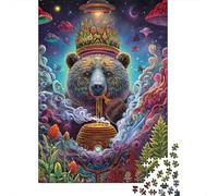 Puzzle Per Ragazzi Puzzle Da 1000 Pezzi Fantasy Bear Art Print Giochi Rilassanti Sfida Difficile Attività Divertenti A Casa 70x50cm/1000pcs