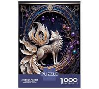 Puzzle Per Ragazzi Puzzle Da 1000 Pezzi Fantasy Nine Tailed Fox Giochi Rilassanti Sfida Difficile Attività Divertenti A Casa 38x26cm/1000pcs