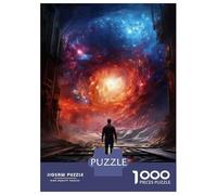 Puzzle Per Ragazzi Puzzle Da 1000 Pezzi Galactic Journey Space Exploration Poster Per Adulti Gioco Pratico Decorazione Da Parete Regali Di Natale E Compleanno 52x38cm/1000pcs