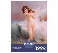 Puzzle Per Ragazzi Puzzle Da 1000 Pezzi Girl Wades in The Ocean Giochi Rilassanti Sfida Difficile Attività Divertenti A Casa 70x50cm/1000pcs