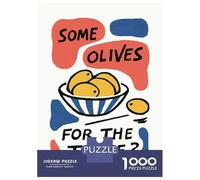 Puzzle Per Ragazzi Puzzle Da 1000 Pezzi Some Olives for The Table Art Per Adulti Gioco Pratico Decorazione Da Parete Regali Di Natale E Compleanno 52x38cm/1000pcs