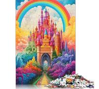 Puzzle per una fiaba arcobaleno, 1000 pezzi, puzzle per adulti, puzzle di carta per adulti e antistress, 38x26 cm/1000 pezzi