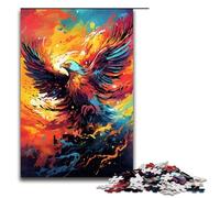 Puzzle perda 1000 pezzi La fenice è circondata da schizzi Un sacco di puzzle colorati e divertenti per tutta la famiglia adolescenti dai 14 anni in su Dimensioni 75x50 cm