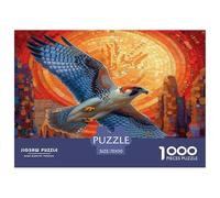 Puzzle Peregrine Falcon Con 1000 Pezzi, Puzzle Colorful Mosaic Bird Adulti, Gioco Diabilità Impossibile Gioco Intellettivo Familiare Idea Regalo Uomo E Donna 70x50cm/1000pcs
