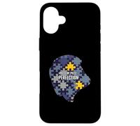 Puzzle Perfection Piece by Piece Mindset Design Custodia per iPhone 16 Plus